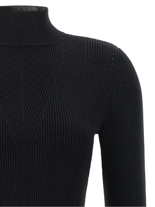 Twinset Black Viscose Cardigan
