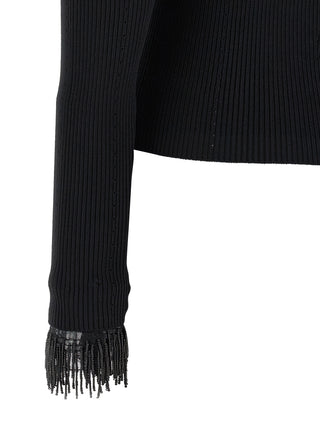 Twinset Black Viscose Cardigan
