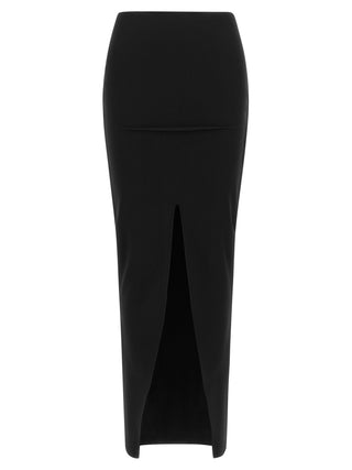 Rick Owens Black Viscose Mini Skirt
