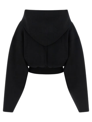 Rick Owens Black Viscose Sweatshirt