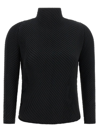 Issey Miyake Black Polyester Shirt