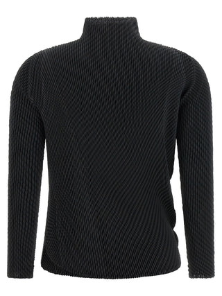 Issey Miyake Black Polyester Shirt