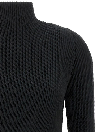 Issey Miyake Black Polyester Shirt
