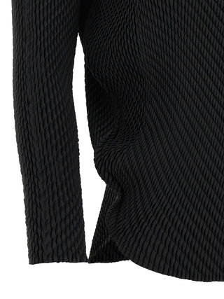 Issey Miyake Black Polyester Shirt