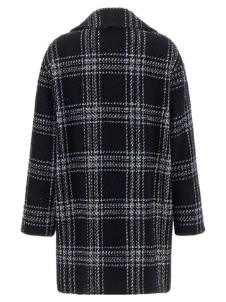 Tagliatore Blue Wool Coat