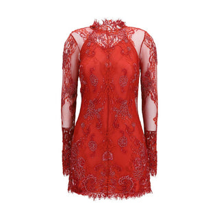 Blumarine Red Polyamide Cocktail Dress