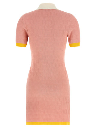 Fendi Multicolor Cotton Short Dress