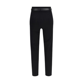 Self-Portrait Black Viscose Leggings