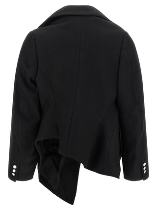Comme Des Garçons Black Wool Blazer