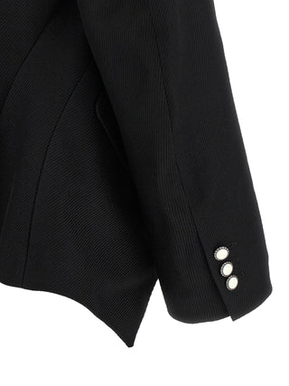 Comme Des Garçons Black Wool Blazer