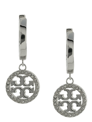 Tory Burch Silver Brass Earrings