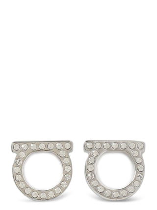 Ferragamo Silver Brass Earrings