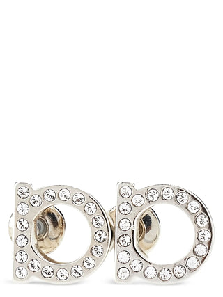 Ferragamo Silver Brass Earrings