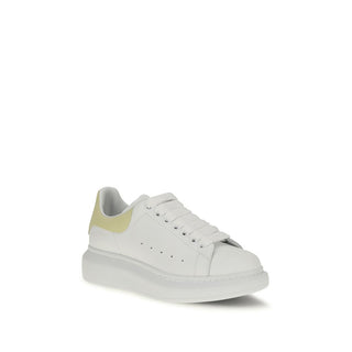 Alexander McQueen White Calf Leather Bos Taurus Chunky Sneakers