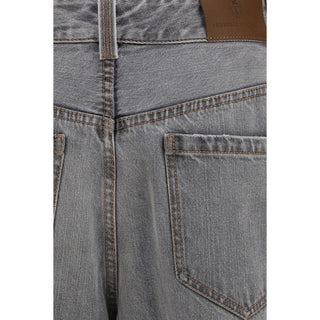 Brunello Cucinelli Gray Cotton Jeans Denim