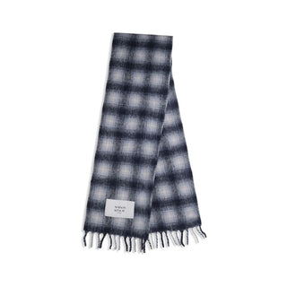 Maison Kitsuné Gray Alpaca Vicugna Pacos Scarf