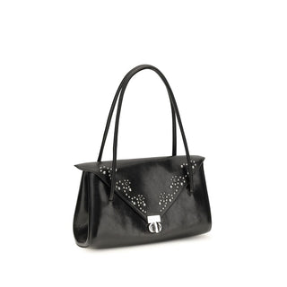 Marni Black Calf Leather Bos Taurus Shoulder Bag