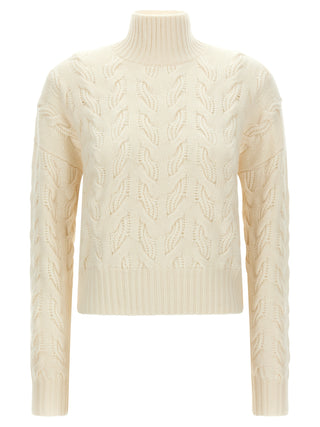 Max Mara White Wool Cardigan