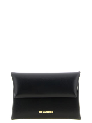 Jil Sander Black Calfskin Cardholder