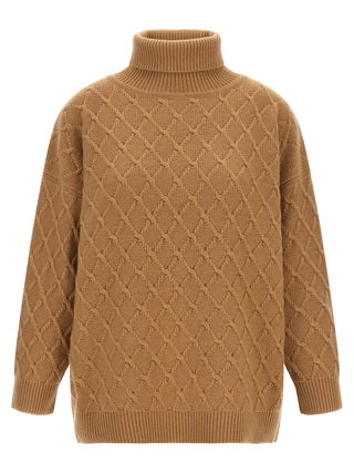 Max Mara Beige Wool Cardigan