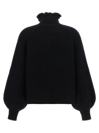 Max Mara Black Wool Cardigan