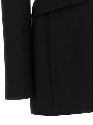 Sportmax Black Viscose Short Dress