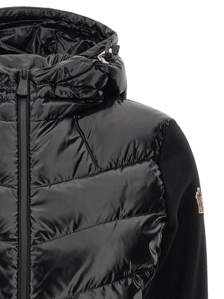 Moncler Grenoble Black Polyamide Cardigan