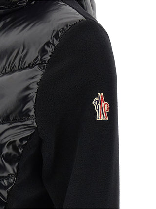 Moncler Grenoble Black Polyamide Cardigan