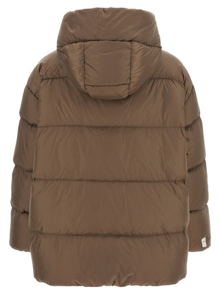 Max Mara Brown Polyamide Full-Length Jacket