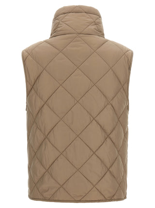 Max Mara Beige Polyamide Sleeveless Jacket