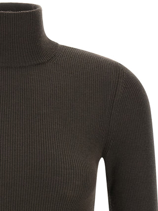 Max Mara Brown Virgin Wool Cardigan