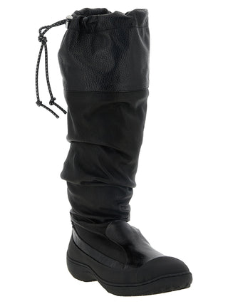 Kiko Kostadinov Black Leather Over The Knee