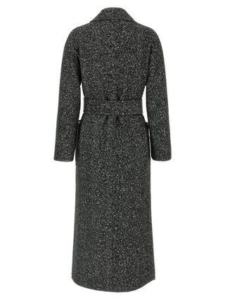 Max Mara Bicolor Virgin Wool Coat
