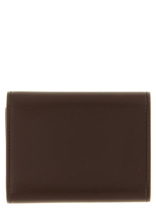 Jil Sander Brown Calfskin Cardholder
