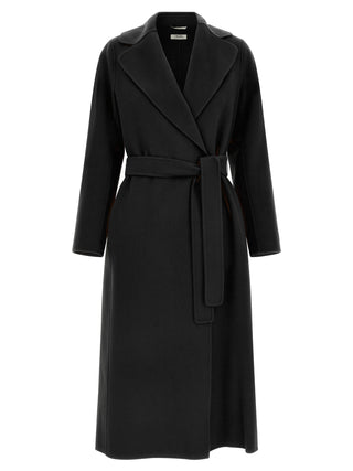 'S Max Mara Black Wool Coat