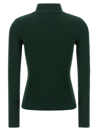 Courrèges Bicolor Viscose Cardigan