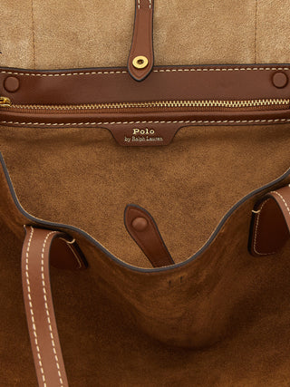 Polo Ralph Lauren Brown Cowhide Shoulder Bag