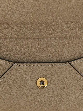 Chloé Beige Goatskin Cardholder