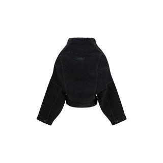 Balenciaga Black Cotton Denim Jacket