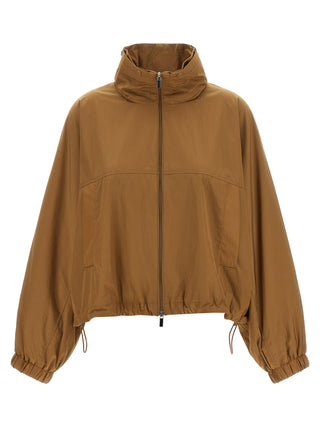 Max Mara Brown Polyamide Full-Length Jacket