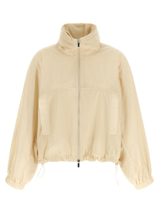 Max Mara Beige Polyamide Full-Length Jacket