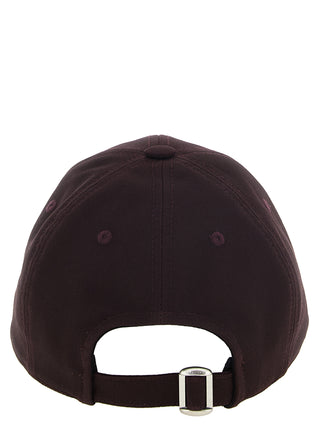 Courrèges Bordeaux Cotton Cap (Baseball Hat)