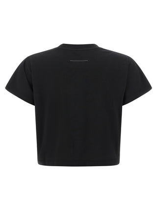 MM6 Maison Margiela Black Cotton T-Shirt