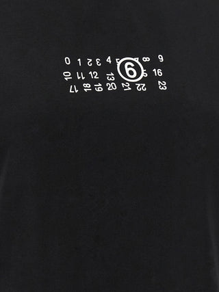 MM6 Maison Margiela Black Cotton T-Shirt