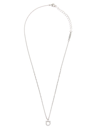 Ferragamo Silver Brass Necklace