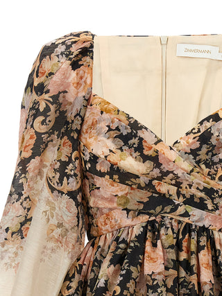 Zimmermann Multicolor Linen Casual Dress
