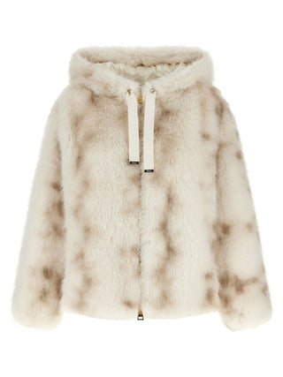 Herno Beige Polyester Bomber