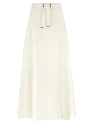 Herno White Polyamide Mini Skirt