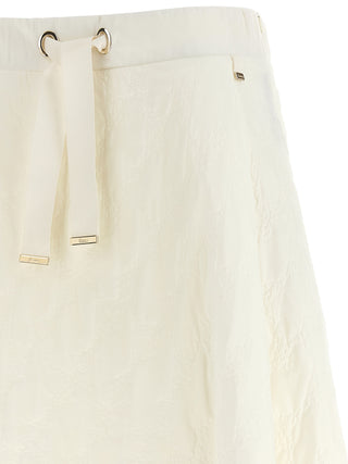 Herno White Polyamide Mini Skirt