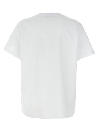Ganni White Cotton T-Shirt